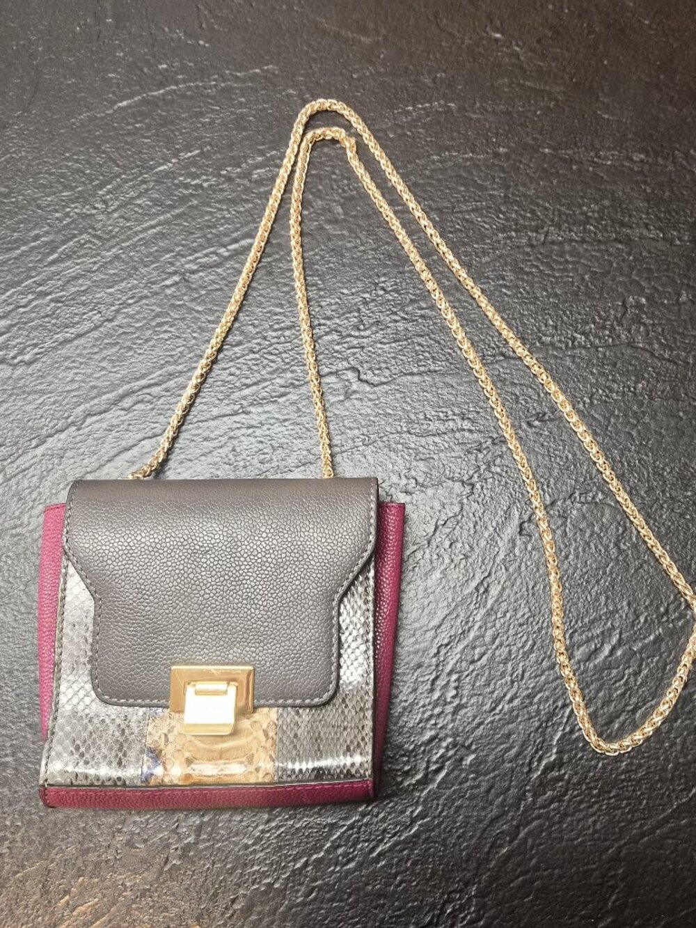 Braintropy Patty Toy Baby Python Leather Micro Crossbody Bag Mobwife Eurochic